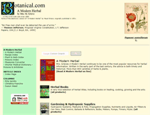 Tablet Screenshot of botanical.com